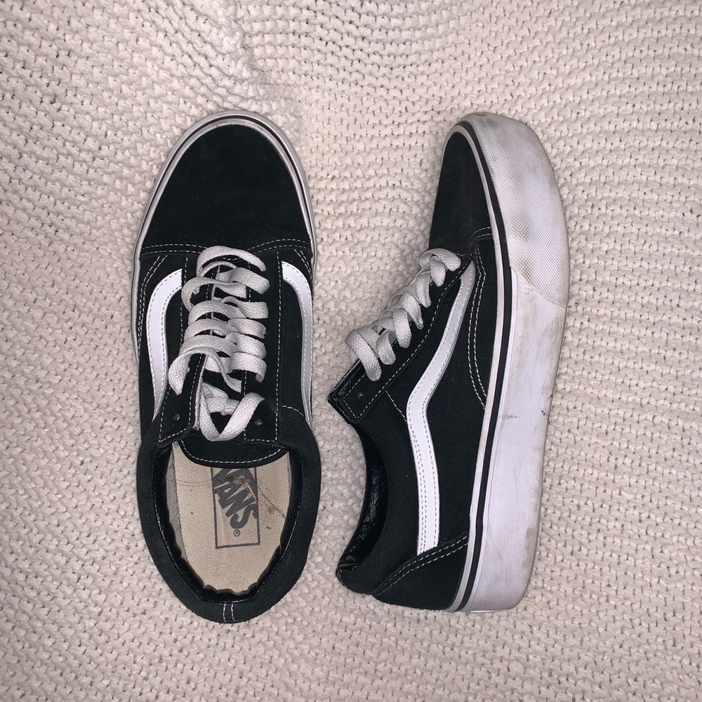 vans old skool platform sneakers